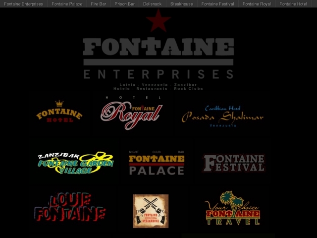 Fontaine Hotel viesnīca, Fontaine.Ent., SIA