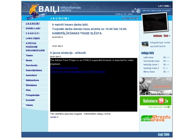 Baiļi slēpošanas centrs-kempings, 