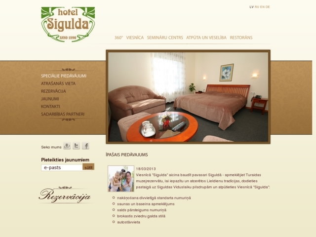 Sigulda viesnīca, J.D. & Co, SIA