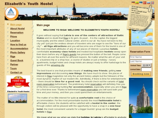 Elizabeth\'s Youth Hostel hostelis, 